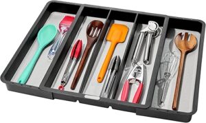 madesmart Expandable Utensil Tray Granite