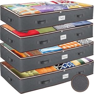 Zober Under Bed Storage Bag with Zipper
