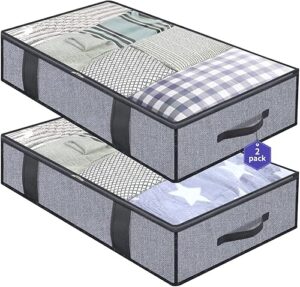 Onlyeasy Under Bed Storage Bags for Clothes